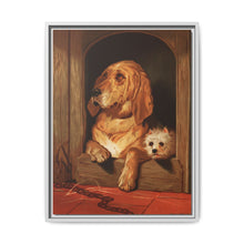 Dignity and Impudence by Sir Edwin Landseer (1877), Landseer’s dog painting of a bloodhound and a terrier - NOMADEN ART GALLERY