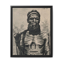A shaman or medicine man with extensive body painting, Worgaia, Central Australia - NOMADEN ART GALLERY