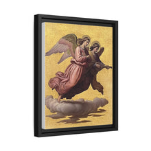 Two angels floating (1865) tempera art by Johann von Schraudolph - NOMADEN ART GALLERY