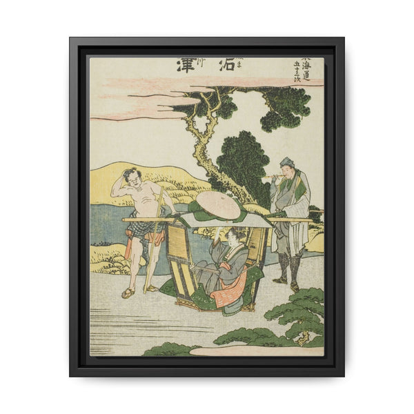 Numatsu, from the series "Fifty-three Stations of the Tokaido (Tokaido gojusan tsugi)" by Katsushika Hokusai - NOMADEN ART GALLERY