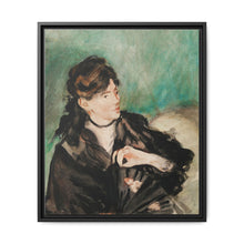 Portrait of Berthe Morisot with a Fan (1874) by Édouard Manet. - NOMADEN ART GALLERY