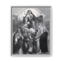 The Virgin and Child with Saint Geminianus of Modena, Saint Peter, Saint Paul and Saint Antony of Padua. Lithograph by F. Hanfstaengl after B. Ramenghi, il Bagnacavallo. - NOMADEN ART GALLERY
