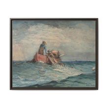 Hauling in the Nets (1887) by Winslow Homer - NOMADEN ART GALLERY