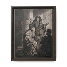 Simeon recognises the infant Jesus as saviour. Etching by C.W. Weisbrod after Rembrandt, 1627-8. - NOMADEN ART GALLERY