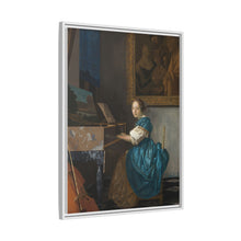 La joven sentada ante un virginal, de Johannes Vermeer (ca. 1670-1672) 