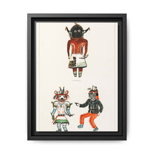 Hopi Katcinas - Piokot Turkwinu Turkwinu Mana (1895) drawn by the native people from the book of Jesse Walter Fewkes - NOMADEN ART GALLERY