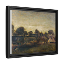 Farming Village at Twilight (1884) by Vincent Van Gogh. Original from The Rijksmuseum. - NOMADEN ART GALLERY
