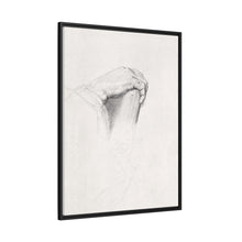 La mano de Poussin, según Ingres (ca. 1875-1877) de Georges Seurat