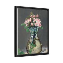 Rosas de musgo en un jarrón (1882) de Edouard Manet.