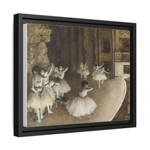 Ballet Rehearsal on Stage (1874) by Edgar Degas