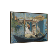Monet en su barca (c. 1874) de Edouard Manet