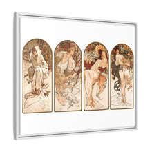 Alphonse Maria Mucha's The Seasons (1897). Famous Art Nouveau artwork