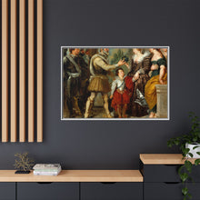 Henri IV Conferring the Regency upon Marie de' Medici (after Rubens) by Eugène Delacroix
