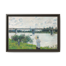 Claude Monet's The Promenade with the Railroad Bridge, Argenteuil (1874) - NOMADEN ART GALLERY