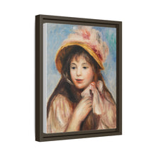 Mädchen mit rosa Haube (Jeune fille au chapeau rose) (1894) von Pierre-Auguste Renoir