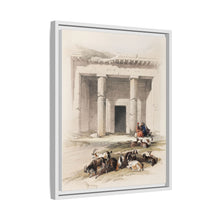 Entrance to the caves of Beni Hasan illustration by David Roberts (1796–1864)