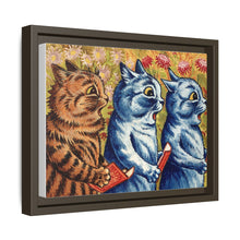 Three cats singing. Gouache by Louis Wain, 1925/1939