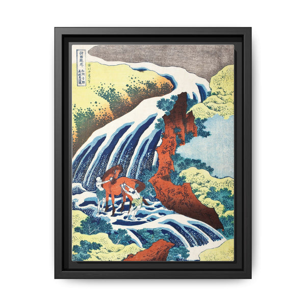 Hokusai's The Yoshitsune horse-washing falls at Yoshino, Izumi Province (1833–1834) - NOMADEN ART GALLERY