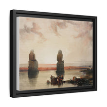 Statues of Memnon at Thebes during the inundation illustration by David Roberts (1796–1864)