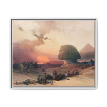 Approach of the simoom Desert of Gizeh illustration by David Roberts (1796–1864) - NOMADEN ART GALLERY