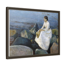 Noche de verano, Inger en la playa (1889) de Edvard Munch 