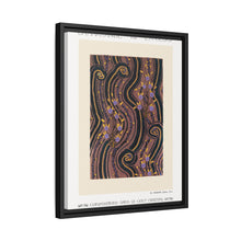 Art Deco Flower pattern pochoir print in oriental style