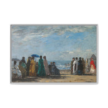 Claude Monet's The Beach at Trouville - NOMADEN ART GALLERY