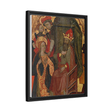 Saint Katherine of Alexandria before the Roman Emperor by Nicolás Solano