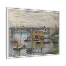Claude Monet's Bridge at Argenteuil on a Gray Day (1876) - NOMADEN ART GALLERY