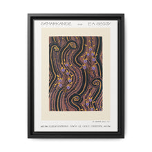 Art Deco Flower pattern pochoir print in oriental style - NOMADEN ART GALLERY
