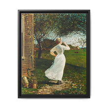The Dinner Horn, Blowing the Horn at Seaside (1870) by Winslow Homer - NOMADEN ART GALLERY