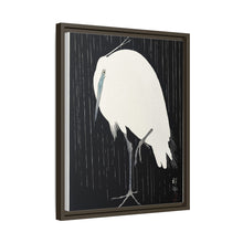 Egret in the rain (1925 - 1936) by Ohara Koson