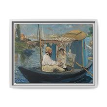 Monet in his Boat (c. 1874) by Edouard Manet - NOMADEN ART GALLERY