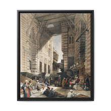 Bazaar of the silk mercers, Cairo illustration by David Roberts (1796–1864) - NOMADEN ART GALLERY