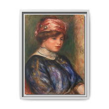 Young Woman in Blue, Bust (Jeune femme en corsage bleu, buste) (1911) by Pierre-Auguste Renoir - NOMADEN ART GALLERY