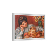 Lección de escritura (La Leçon d'écriture) (1905) de Pierre-Auguste Renoir. 