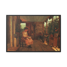 Girl Shelling Peas (ca.1873) by Winslow Homer - NOMADEN ART GALLERY