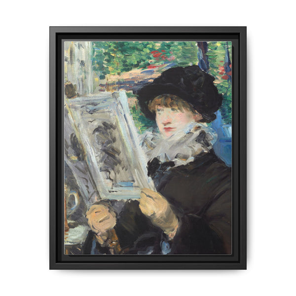 Woman Reading (ca. 1880–1881) by Édouard Manet. - NOMADEN ART GALLERY