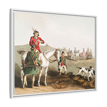 Illustration of hawking from The Costume of Yorkshire (1814) by George Walker