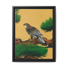 Pine and Eagle, a traditional portrait of a charismatic Japanese eagle by Kano Tanyu (1602-1674) - NOMADEN ART GALLERY