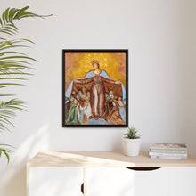 Fresco of Virgin-of-Mercy on the northern wall of the subsidiary church Saint Anna in Saager
