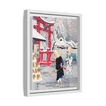 Impresión en alta resolución de Okabe en la nieve (ca. 1925-1926) de Hiroaki Takahashi 