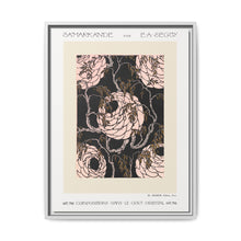 Flower pattern Art Deco stencil print in oriental style. Original from our own 1914 edition of Samarkande - NOMADEN ART GALLERY