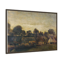 Farming Village at Twilight (1884) by Vincent Van Gogh. Original from The Rijksmuseum. - NOMADEN ART GALLERY