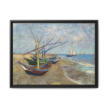 Vincent van Gogh's Fishing Boats on the Beach at Saintes-Maries (1888) - NOMADEN ART GALLERY