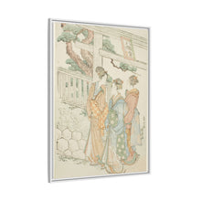 Visitors to the Hachiman shrine by Katsushika Hokusai - NOMADEN ART GALLERY