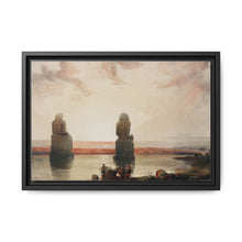 Statues of Memnon at Thebes during the inundation illustration by David Roberts (1796–1864) - NOMADEN ART GALLERY