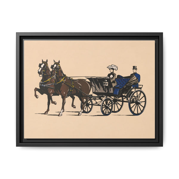 Champions (1906) vintage horse carriage illustration. - NOMADEN ART GALLERY