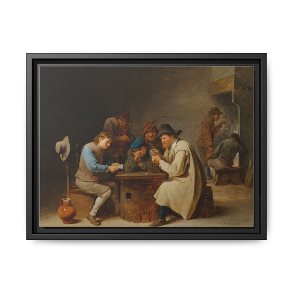 The Card Players (1646) by David Teniers II - NOMADEN ART GALLERY