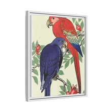 Red and a blue parrot (1925 - 1936) by Ohara Koson